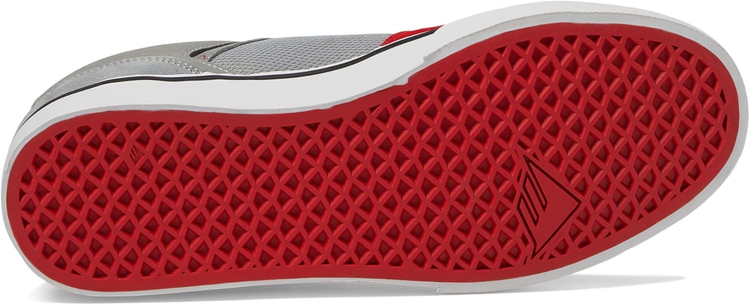 エメリカ] スケートシューズ LOW VULC RED/GREY/BLACK 24.5 cm 送料